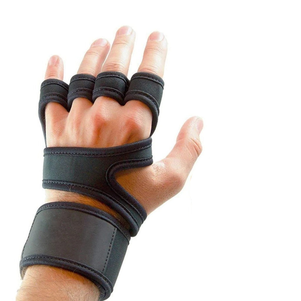 Unisex Fingerless Gloves Open Back Design Flexible Fit - Lenila