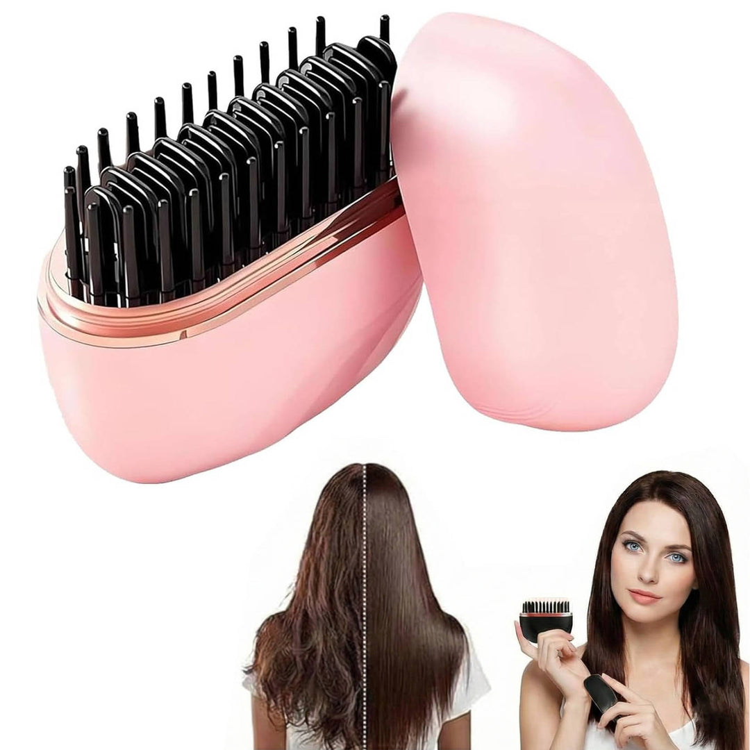 Wireless Mini Hair Straightener Comb Portable Compact Design