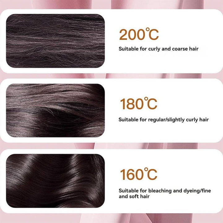 Wireless Mini Hair Straightener Comb Portable Compact Design