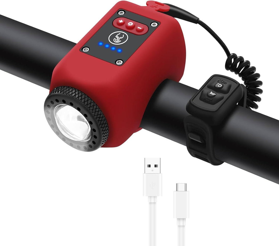Bicycle Horn with Floodlight Waterproof IPX5