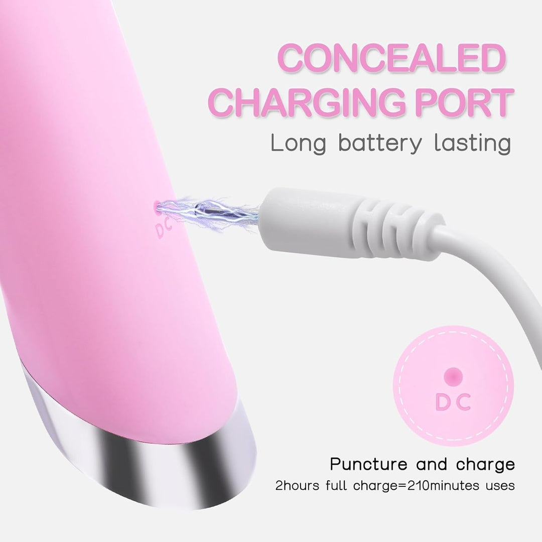 Rechargeable Silicone Facial Cleansing Brush with Heat Massage and