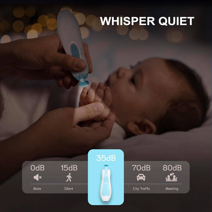 Baby Nail Trimmer Electric Safe Kit for Newborns and Toddlers