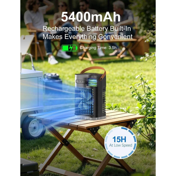 Portable Air Conditioner Evaporative Cooler with 1.2L Tank and Remote