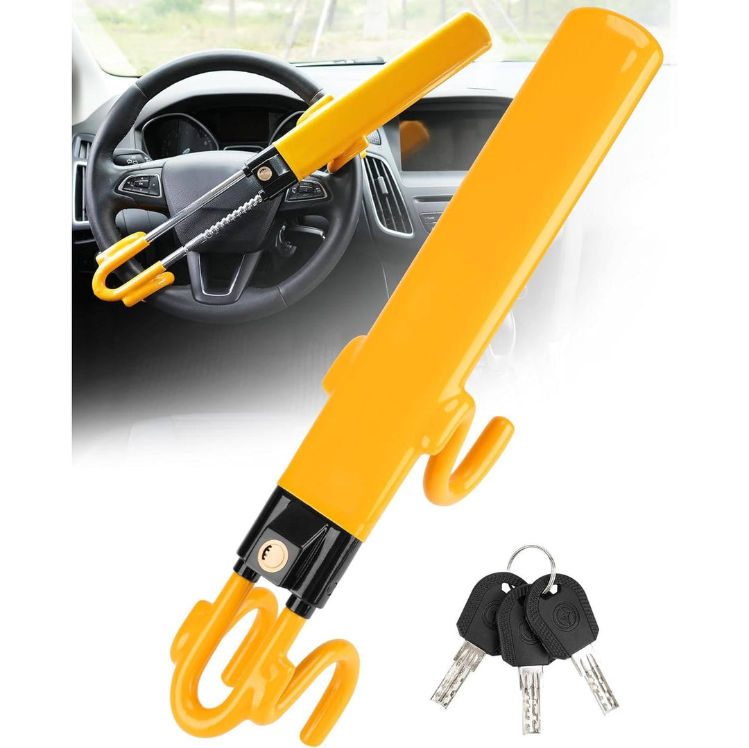 Car Steering Wheel Lock Anti-Theft Device with Keys