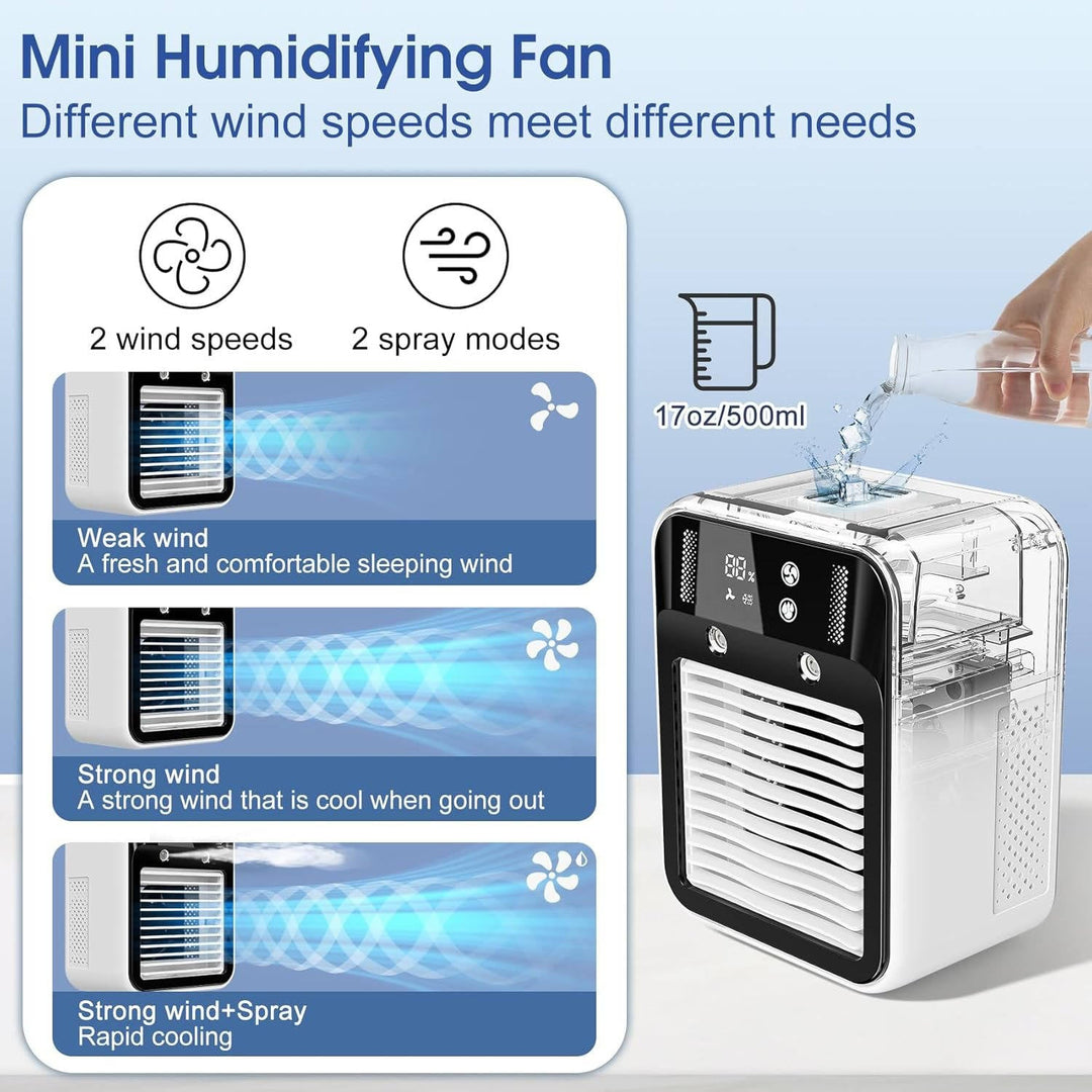 Personal Portable Air Cooler Fan Compact Desktop