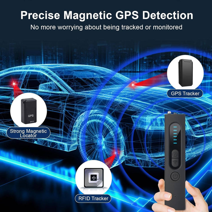 Hidden Camera and GPS Tracker Detector Portable Bug Finder