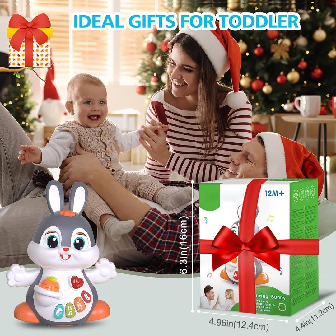 Baby Musical Bunny Toy Soft Plush Crawling Toy