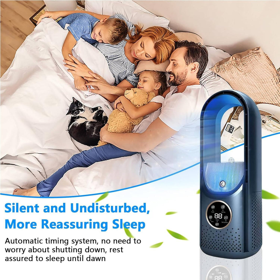Portable Air Conditioner Cooler Fan with Humidifier and Purifier