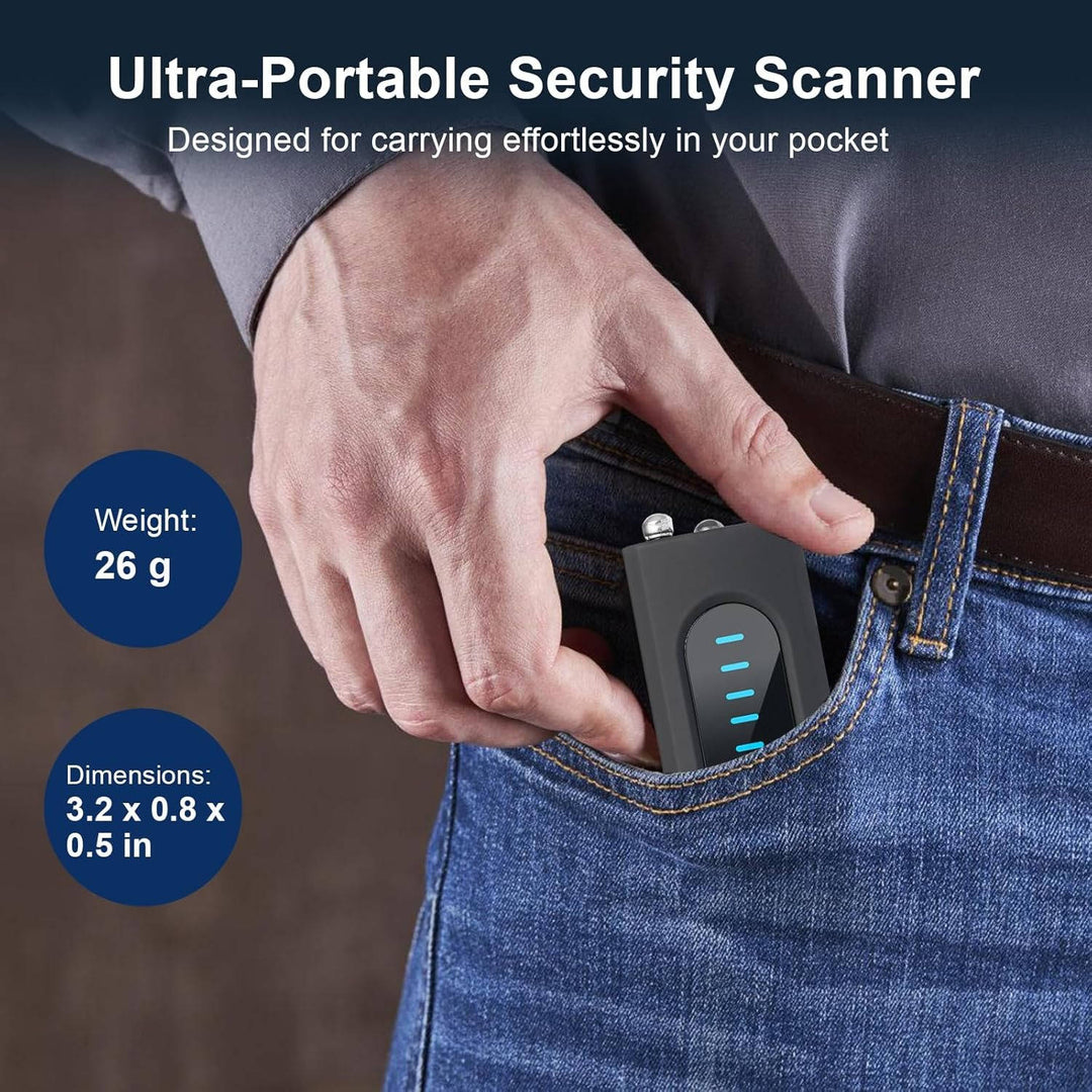 Hidden Camera and GPS Tracker Detector Portable Bug Finder