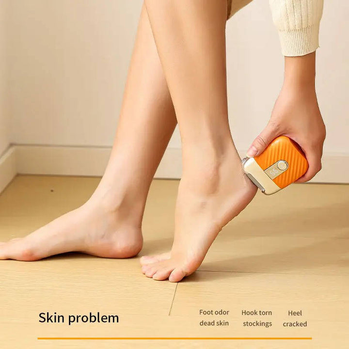 Electric Foot Scrubber Callus Remover USB Rechargeable Dual Speed