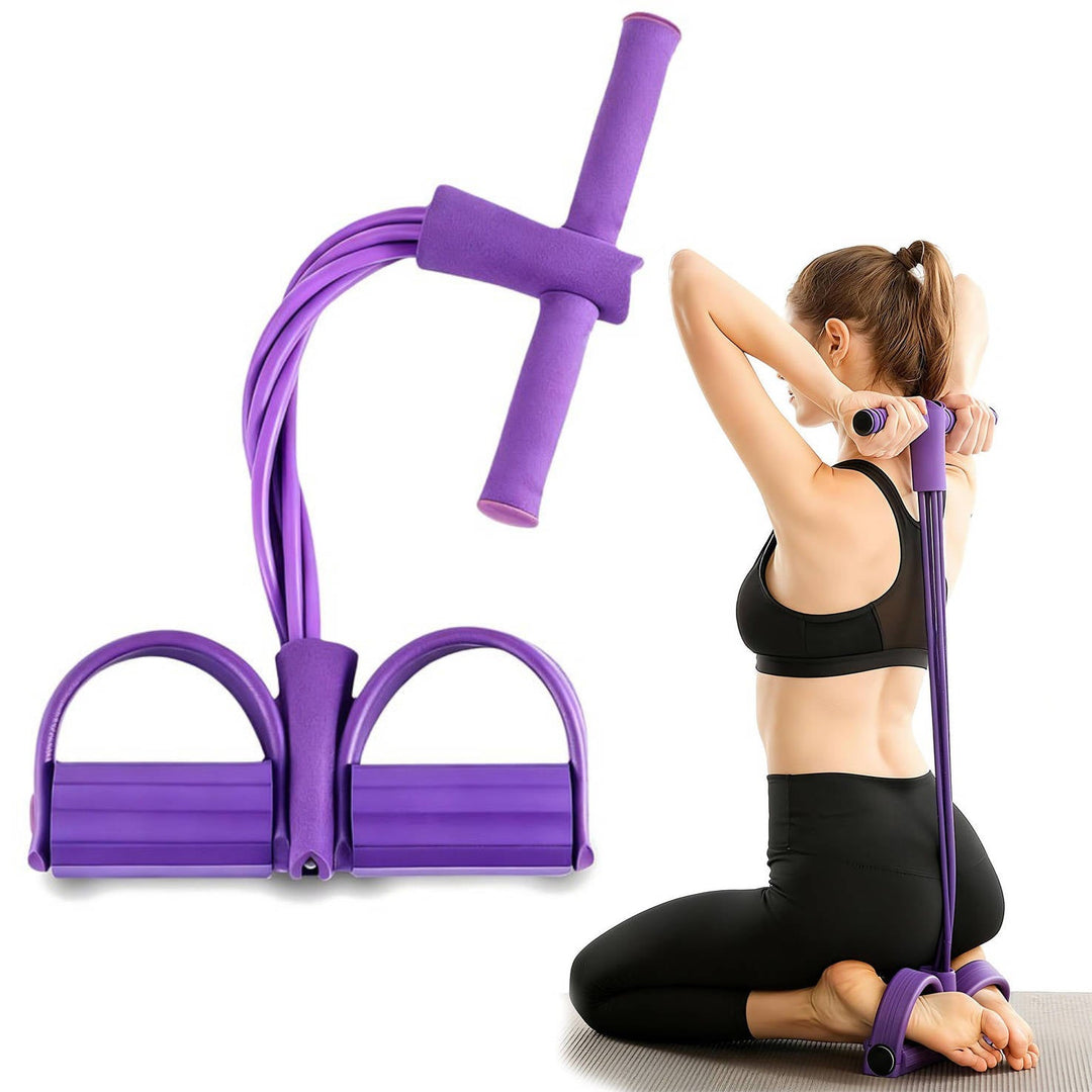 Adjustable Resistance Band with Detachable Handles for Home Exercise - Lenila