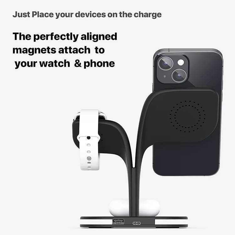 Wireless Charging Station with MagSafe for Multiple Devices