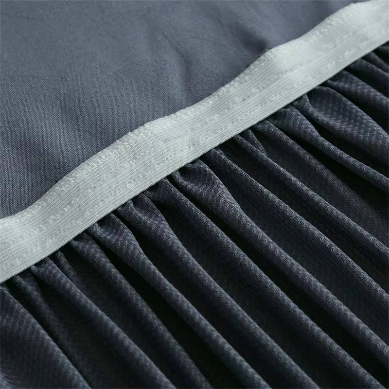 Elastic Sofa Cover Jacquard Fabric Dustproof with Skirt Edge