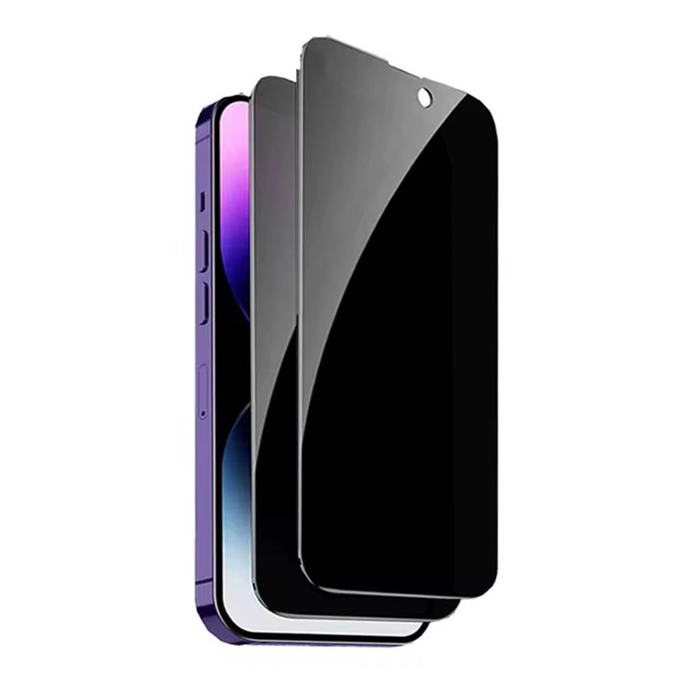 Pack of Privacy Screen Protectors Tempered Glass for Smartphone - Lenila
