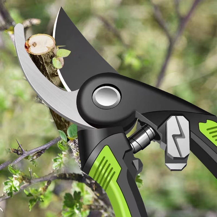 Garden Pruning Shears Steel Blade Ergonomic Handle
