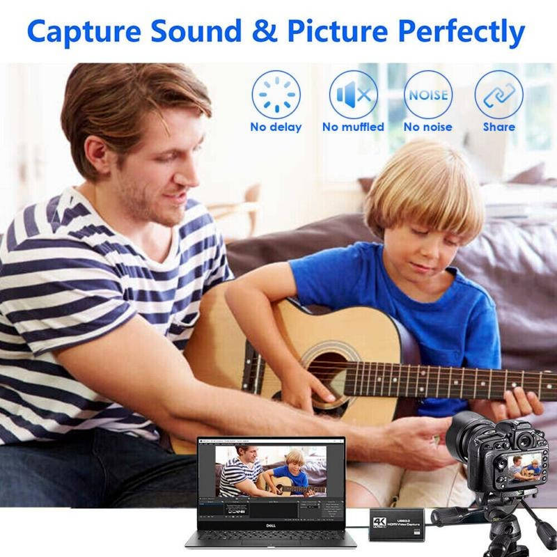 4K Hdmi to USB Video Capture Card Plug and Play Zero Latency