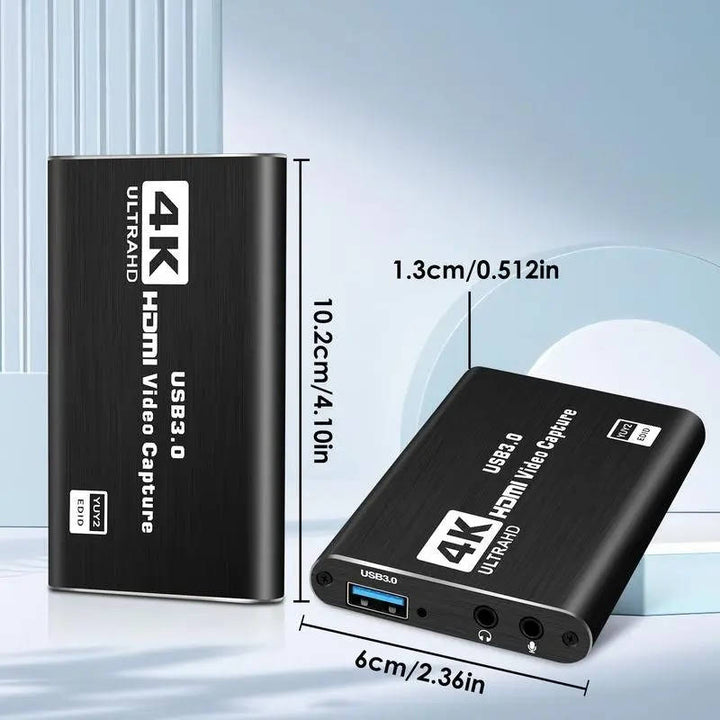 4K Hdmi to USB Video Capture Card Plug and Play Zero Latency