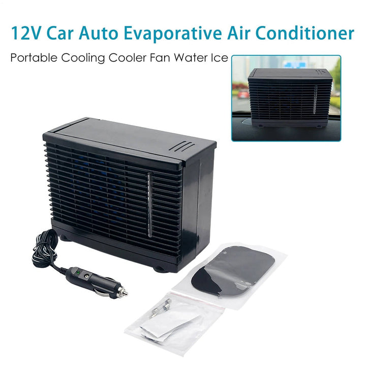 Portable Car Air Conditioner 12V with Cold Water Tank Quiet Operation