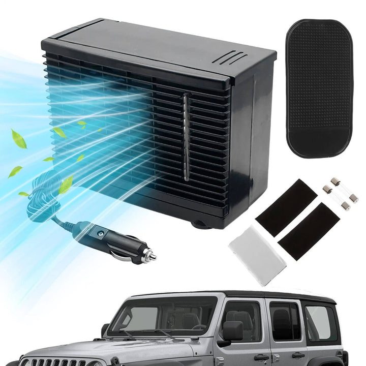Portable Car Air Conditioner 12V with Cold Water Tank Quiet Operation
