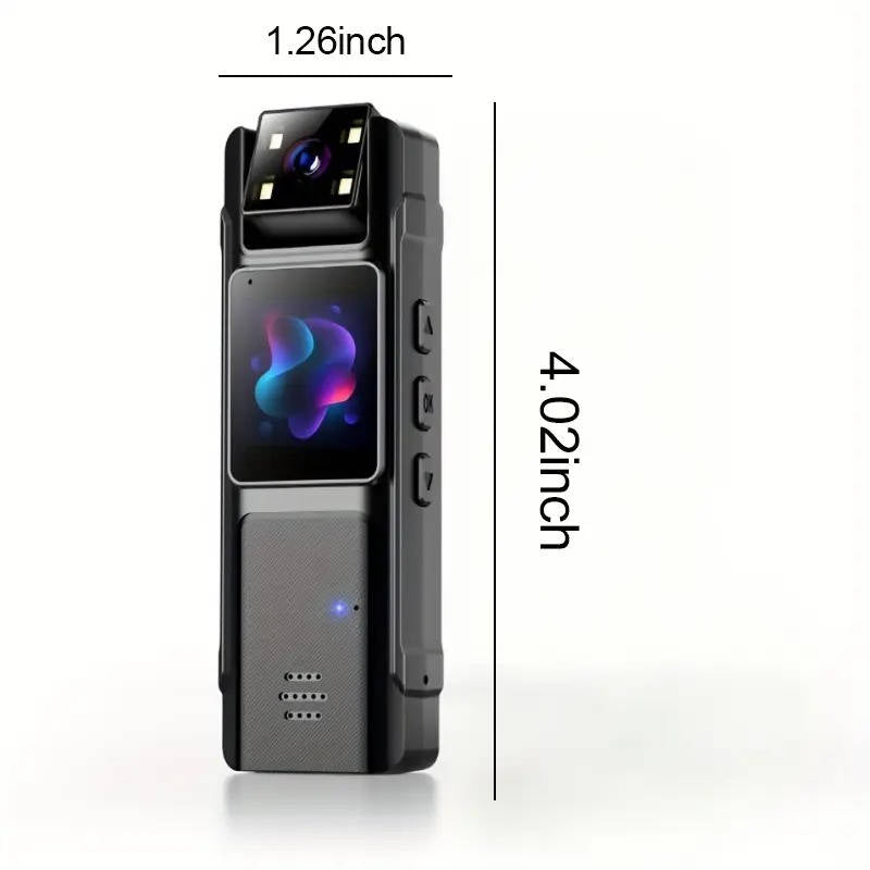 Compact Body Camera Portable Wearable Video Recorder Night Vision