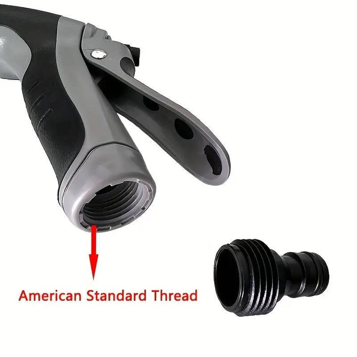 Universal Fit Stainless Steel Garden Hose Nozzle High Pressure Long