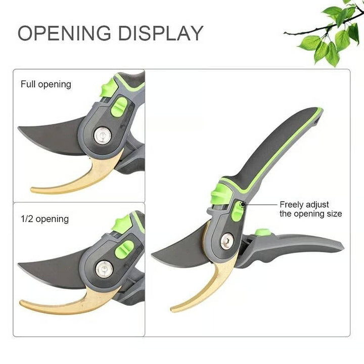 Professional Pruning Shears with Ultra Sharp SK5 Steel Blade