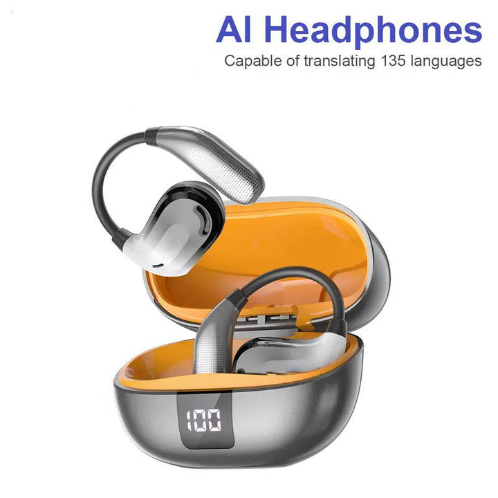 Wireless Bluetooth Earphones with Real-Time Language Translation