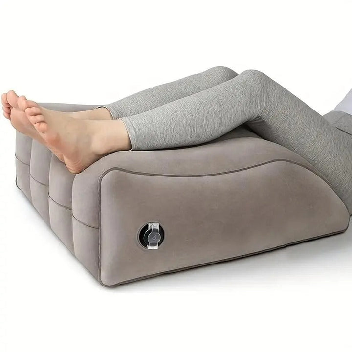 Inflatable Leg Elevation Pillow Soft Wedge Cushion for Circulation - Lenila