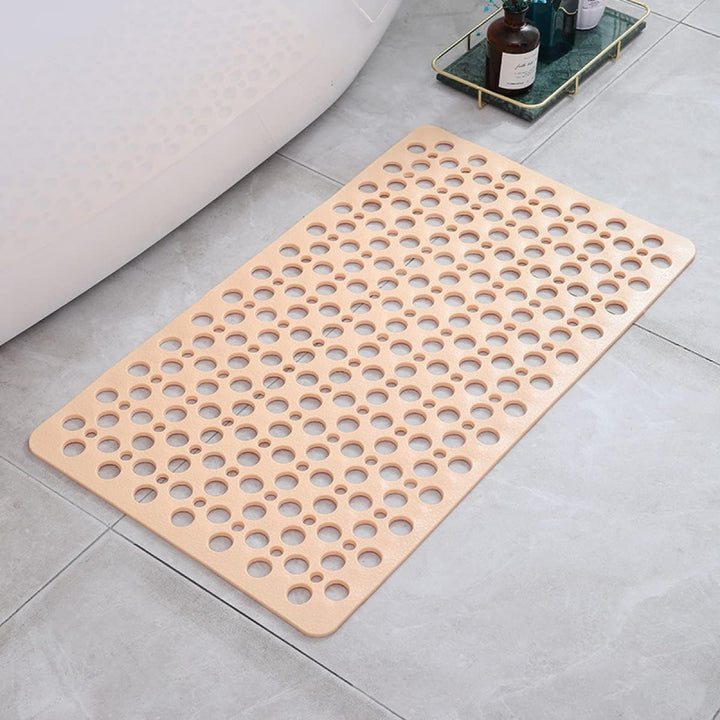 Non-Slip Shower Mat with Suction Cups and Drainage Holes 16x28 Inch