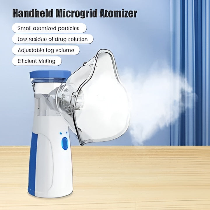 Portable Mini Mesh Nebulizer Compact Lightweight