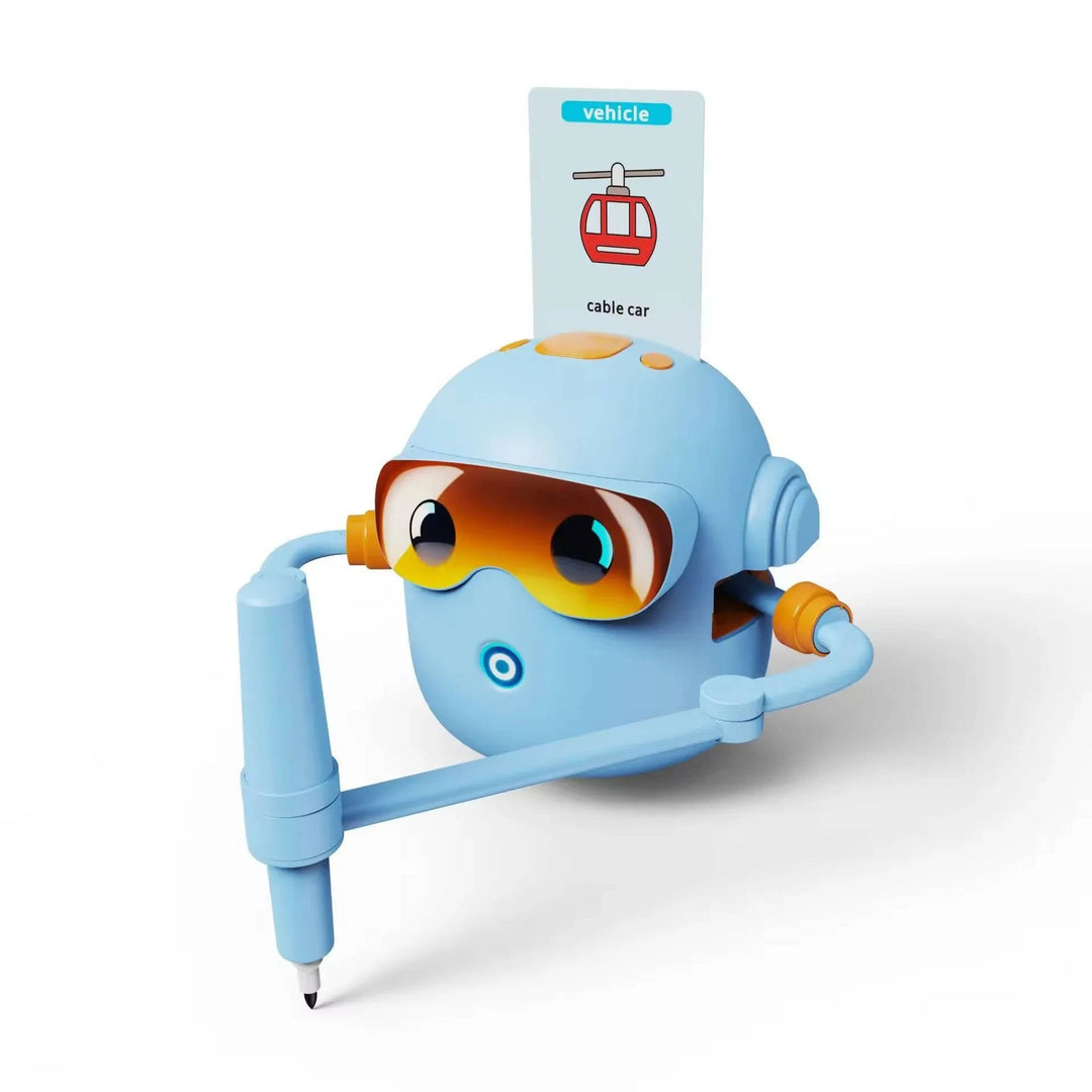 Kids Interactive Drawing Robot Stem Art Toy with Cards and Markers