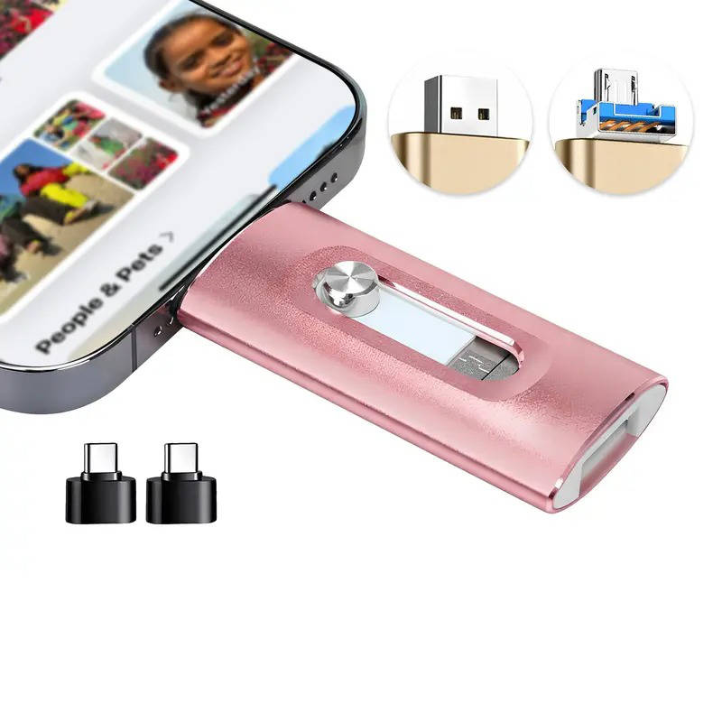 High-Speed Flash Drive USB Storage Compatible with iPhone Android PC