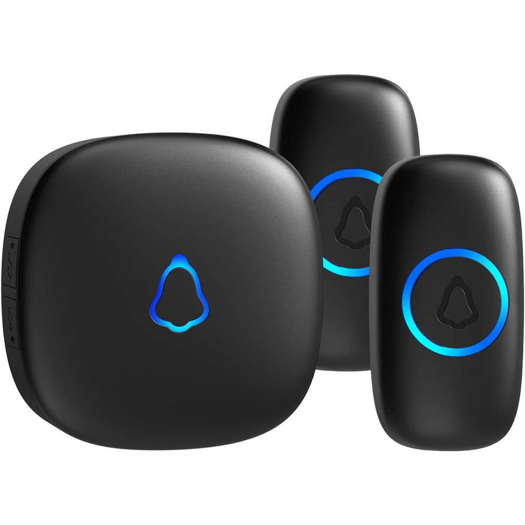 Wireless Doorbell with LED Indicator Waterproof Easy Install