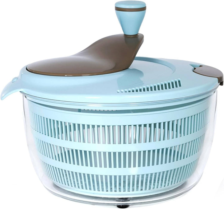 Salad Spinner with Double Drainage Holes Plastic Kitchen Tool