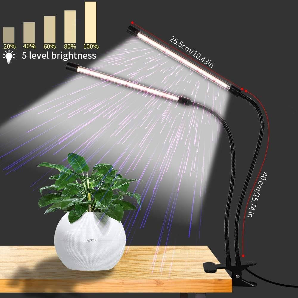Indoor Plant Grow LED Full Spectrum Clip-On