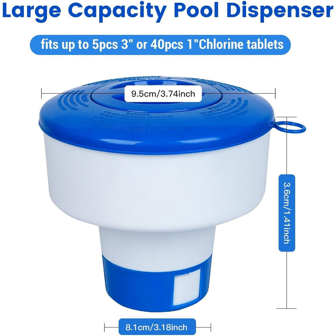 Adjustable Floating Chlorine Dispenser for Pools and Spas