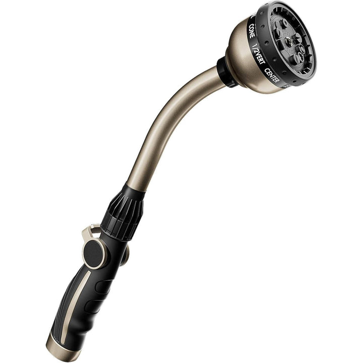 Garden Watering Wand Metal Heavy Duty Hose Nozzle Adjustable Spray