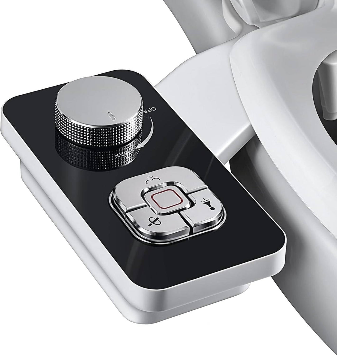 Self-Cleaning Bidet Toilet Attachment with Dual Nozzle Cold Water