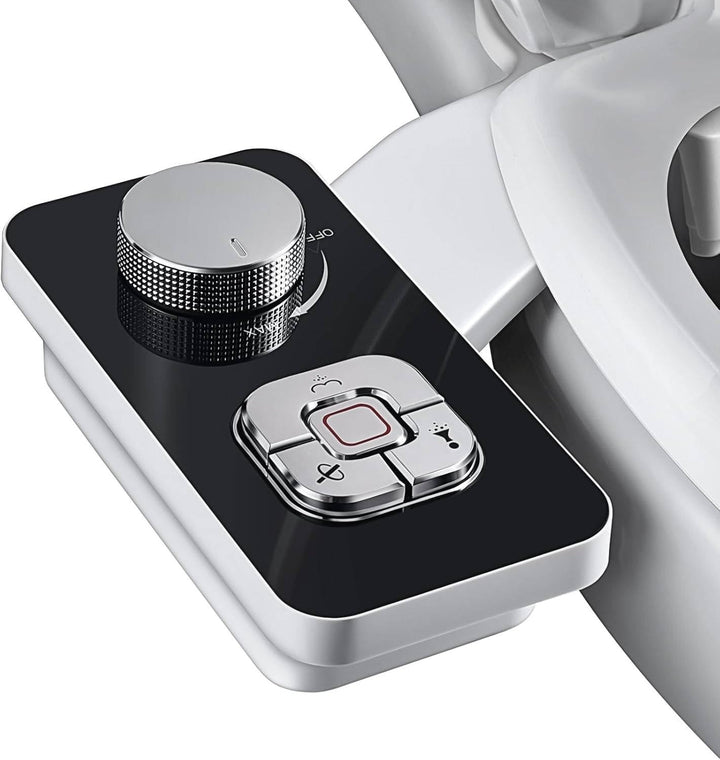 Self-Cleaning Bidet Toilet Attachment with Dual Nozzle Cold Water
