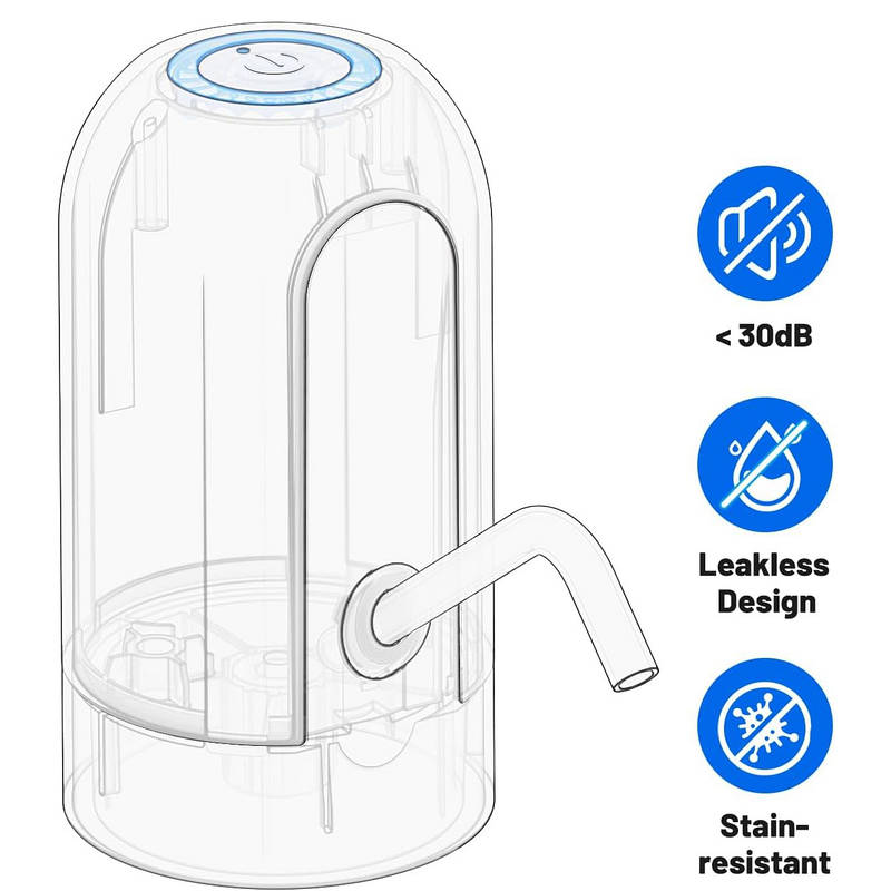 Electric Water Dispenser USB Rechargeable Portable Gallon Jug Pump