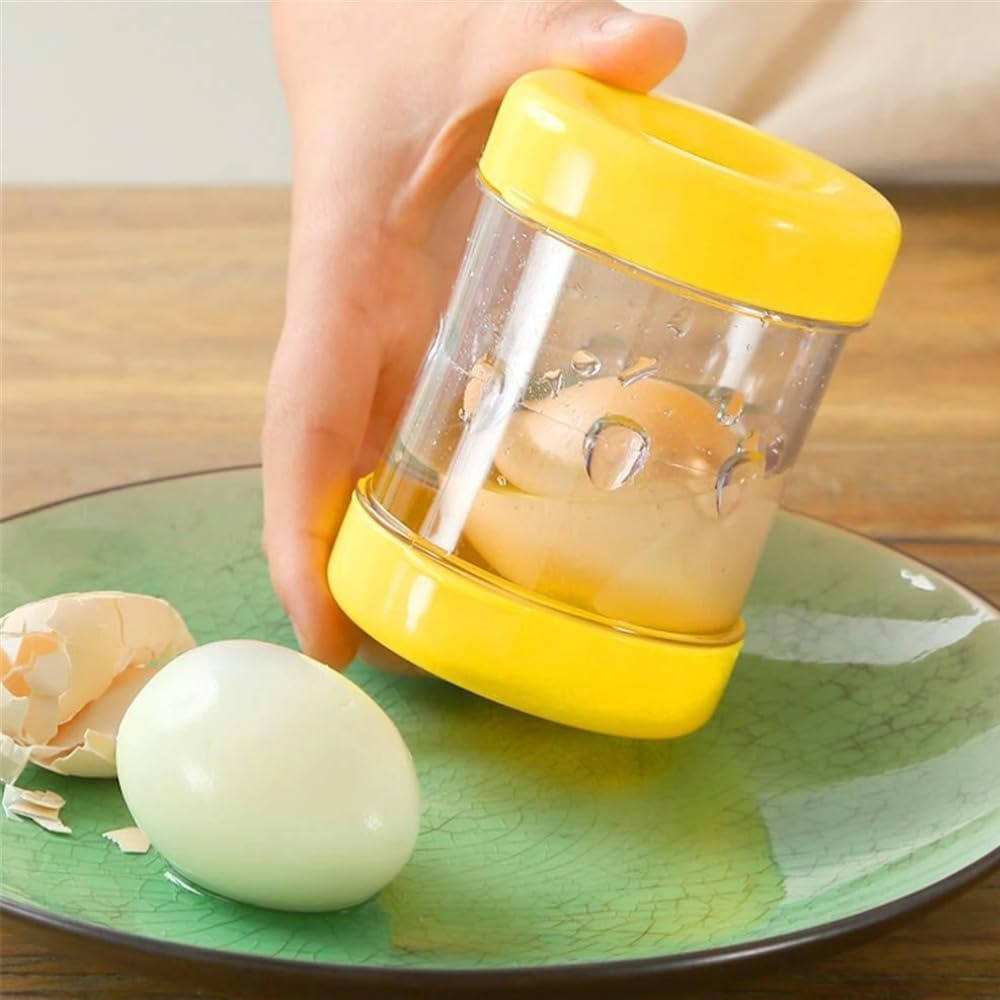 Kitchen Tool Hard Boiled Egg Peeler Easy Grip