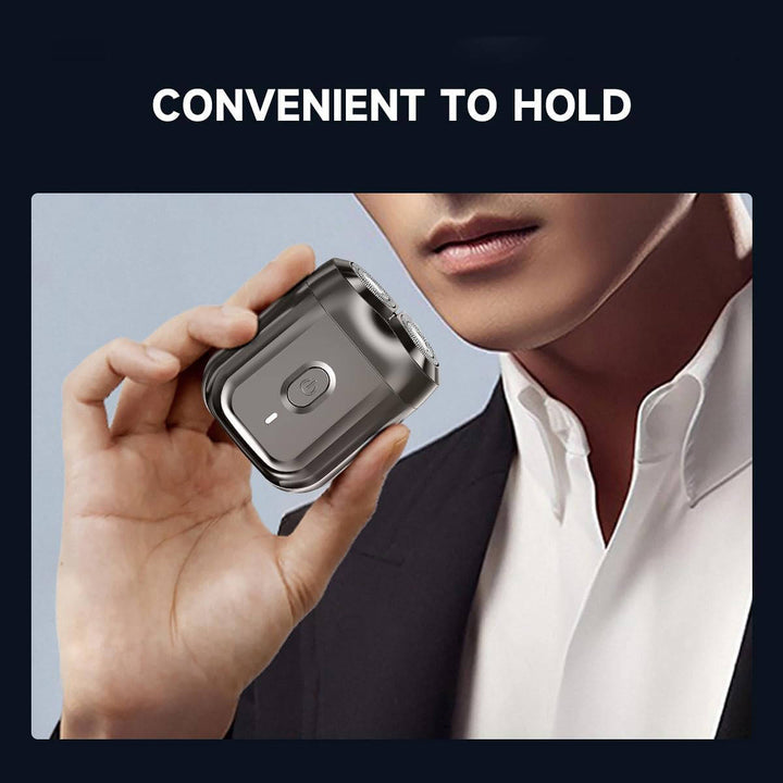Mens Electric Shaver Waterproof Rotary USB Rechargeable