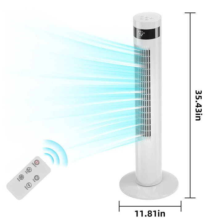 Portable Air Conditioner Bladeless Quiet Adjustable Speed