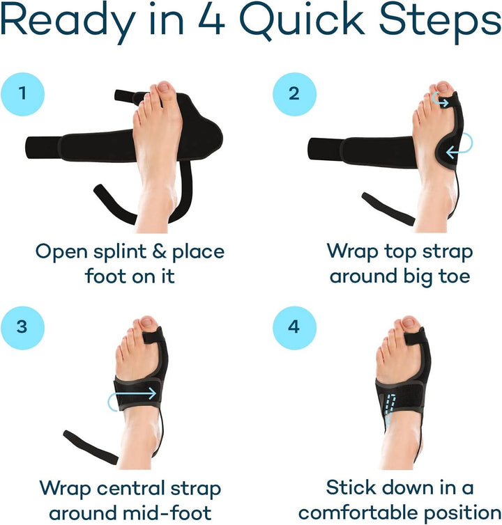 Bunion Corrector Splint Adjustable Cushioned Support Brace