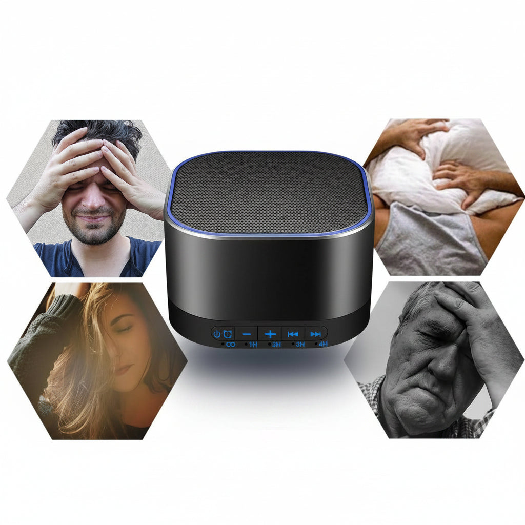Sound Noise Machine with Natural Soothing Sounds and Memory Function