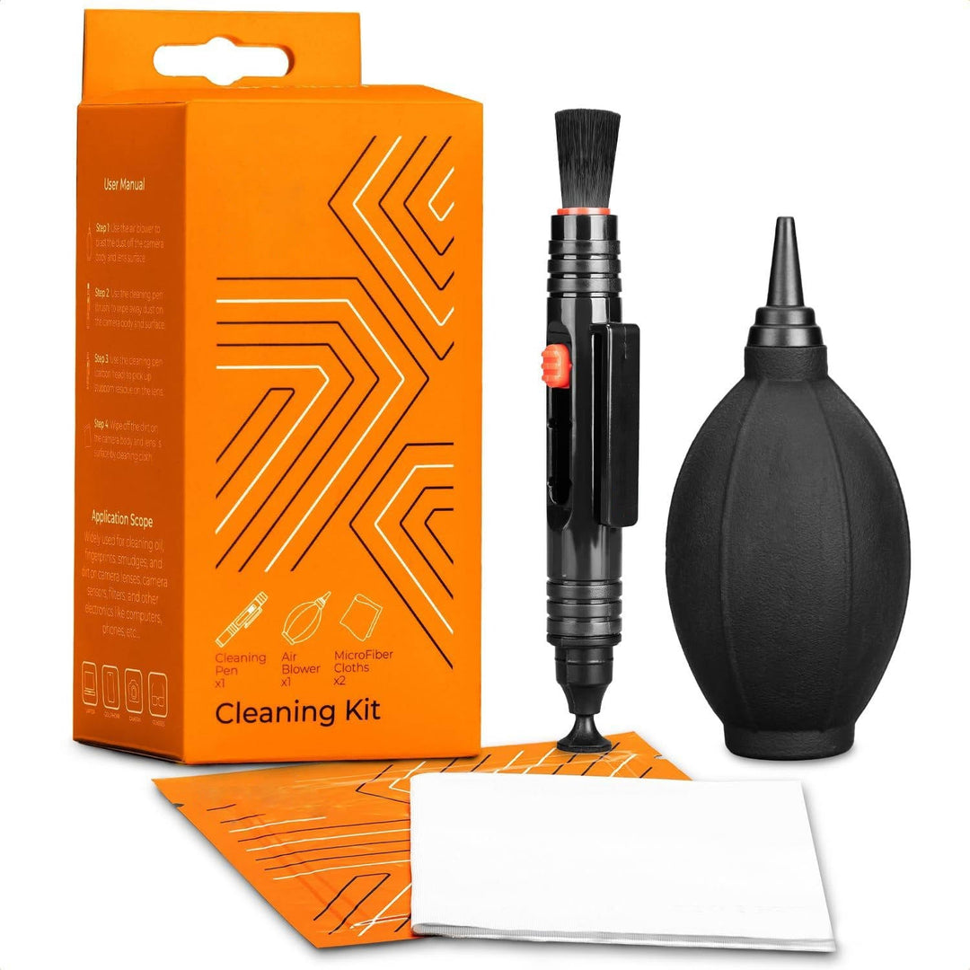 Camera Lens Cleaning Kit with Lens Pen Air Blower Microfiber Cloth