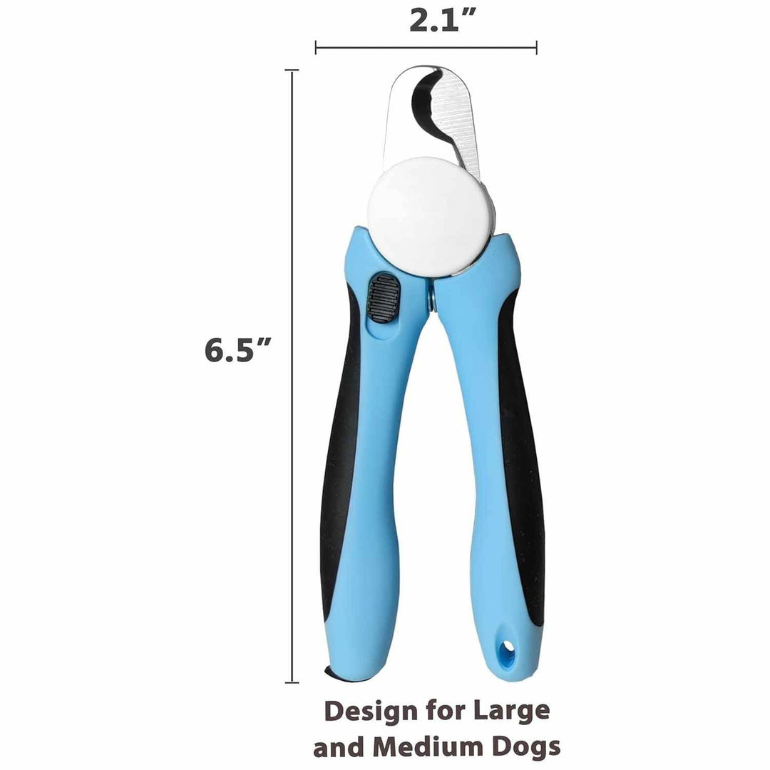 Pet Nail Clippers Stainless Steel Blades Non-Slip Handle with Safety