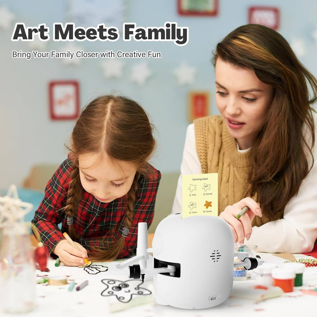 Kids Interactive Drawing Robot Educational Art Toy with Voice