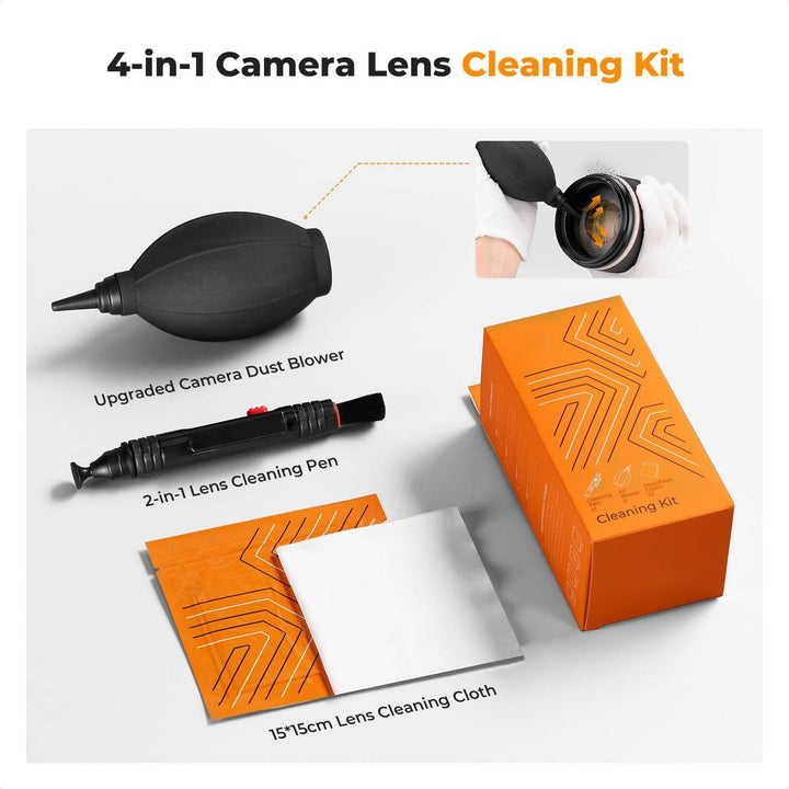 Camera Lens Cleaning Kit with Lens Pen Air Blower Microfiber Cloth
