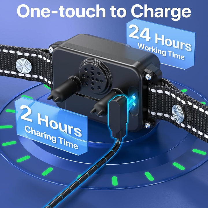 Wireless Dog Collar System Rechargeable Waterproof Training Modes
